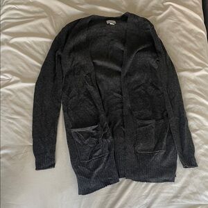 Old Navy Women’s Charcoal Cardigan Sweater